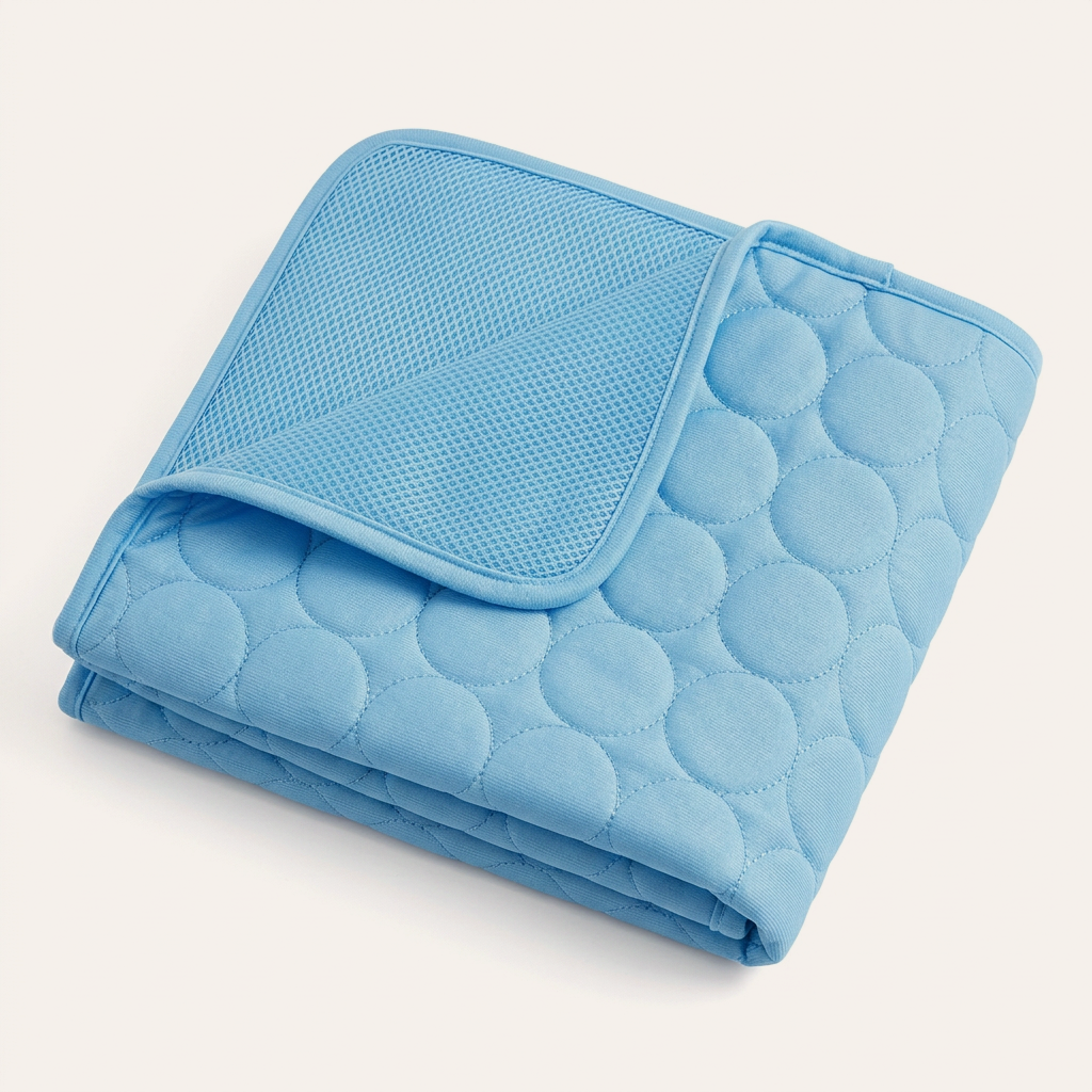 Cat cooling mat blue