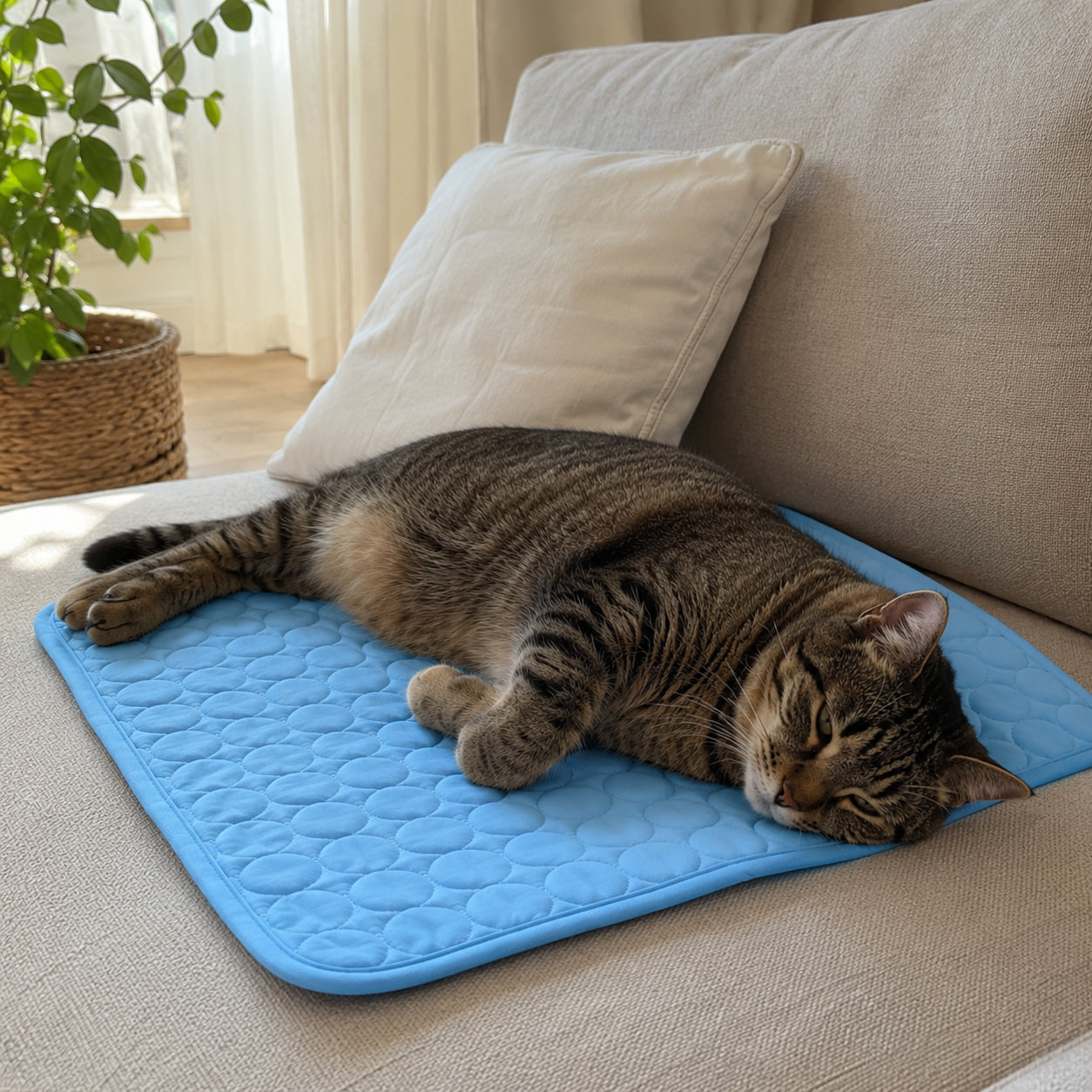 The mat your cat seeks out all on her own